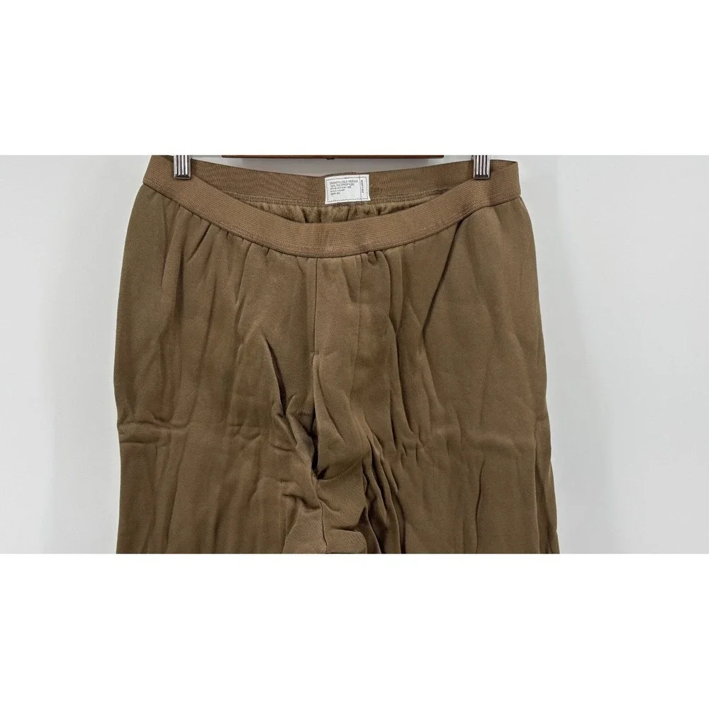 US Army Poly Pro Thermal Men Brown Drawers Cold Weather Lot of 2 3XL SEKRI NEW